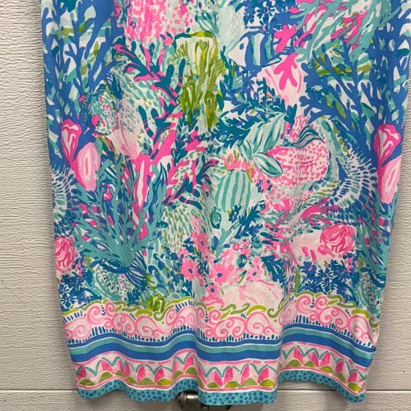 Lilly Pulitzer SOPHILETTA UPF 50+ DRESS IN MULTI FISHED MY WISH!!!  size S - Picture 3 of 7